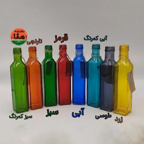 گلدان شیشه رنگی(کد1) گلدان شیشه رنگی(کد1) - Image 1