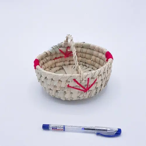سبد حصیری تک دسته سبد حصیری تک دسته - Image 1