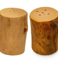 نمکدان چوبی روستیک
